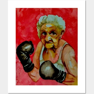 The lady boxer Posters and Art